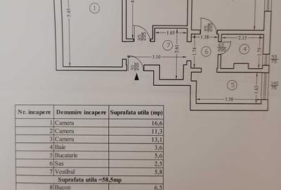 Apartament cu 3 camere semidecomandat în Giurgiului - 8