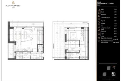Apartament cu 3 camere în Central - 3
