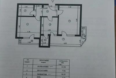 Apartament cu 2 camere decomandat în Central - 1