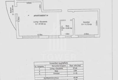 Apartament 2 camere | Cartier Trei Stejari | Etaj 2 | Lumină, liniște și confort - 11