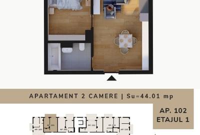IMOBIL C3 SQUAR PARK RESIDENCE vanzare ap 1 , 2 cam - 5