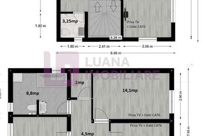 Casă cu 4 camere în Ștefan cel Mare - 17