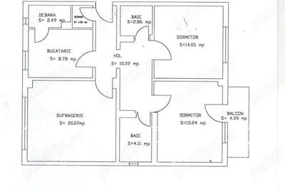 Apartament cu 3 camere decomandat în Mircea-Vodă - 5
