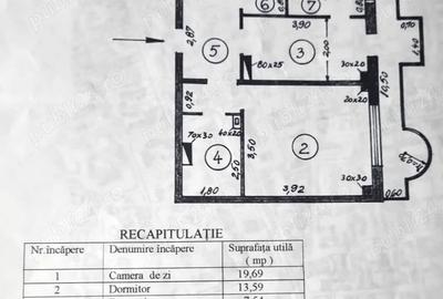 Apartament spatios, 2 camere decomandate, etaj 1, zona Piata Centrala - 6