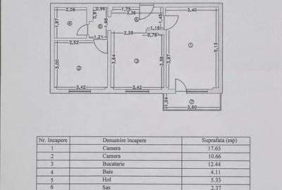 Apartament cu 2 camere decomandat, mobilat în Tineretului - 7