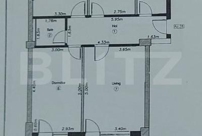 Apartament cu 3 camere decomandat, mobilat în Tractorul - 16