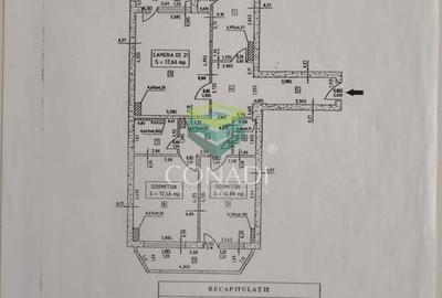 Apartament cu 3 camere de vanzare  Mega Mall / Piata Delfinului - 19