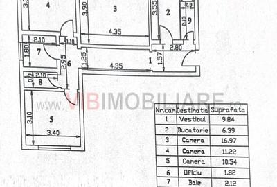 Apartament cu 3 camere decomandat, mobilat în Victoriei - 13
