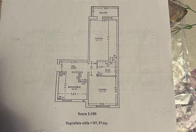 Apartament cu 2 camere decomandat în Oancea - 8