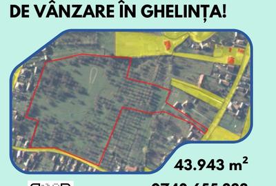 Teren agricol intravilan de 43943 mp, în Ghelința