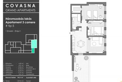 Apartament cu 18 camere decomandat în Central - 10