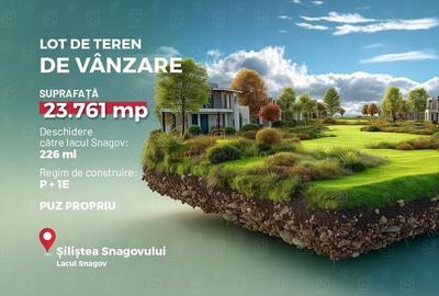 Silistea Snagovului, Teren 23.761 mp cu deschidere de 226 ml catre lacul Snagov Silistea Snagovului, Teren 23.761 mp cu deschidere de 226 ml catre lacul Snagov - 1