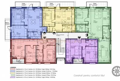 Apartament cu 2 camere decomandat în Central - 7