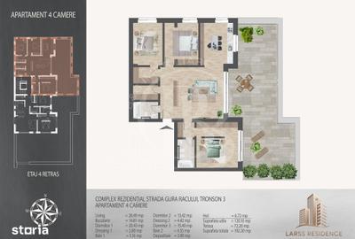 Apartament cu 4 camere în Theodor Pallady