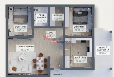 Casă cu 3 camere cu Teren 400 Mp în Vorovești