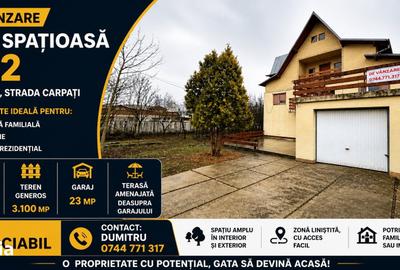 Casă cu 8 camere cu Teren 3100 Mp în Central