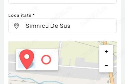Teren de 1000 mp, în Albești