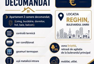 Apartament cu 2 camere decomandat în Central