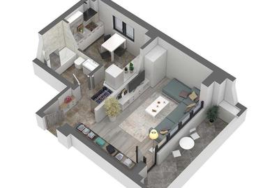 Apartament cu 2 camere decomandat în Central - 9