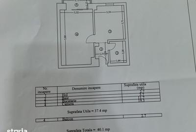 Garsonieră decomandată în Brătianu