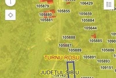 Teren de 900 mp, în Turnu Roșu