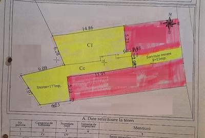 Teren Construcții intravilan de 177 mp, în Cotroceni - 1