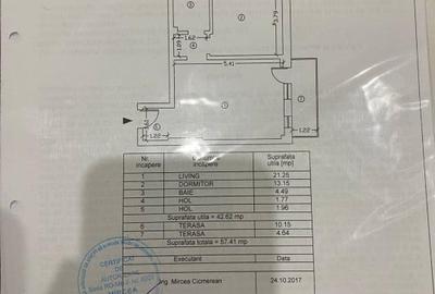 Apartament cu 2 camere semidecomandat, mobilat în Exterior Nord - 9