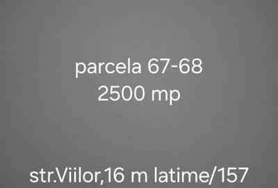 Teren de 2500 mp, în Nanov