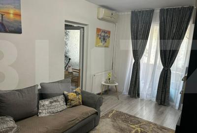 Apartament cu 2 camere semidecomandat, mobilat în Central