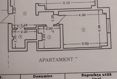 Apartament cu 2 camere decomandat în Central