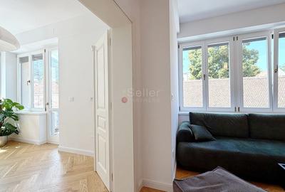 Apartament cu 3 camere semidecomandat, mobilat în Central