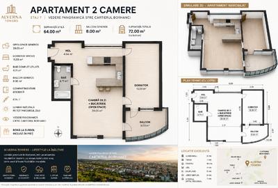 Apartament cu 2 camere decomandat în Gheorgheni - 3