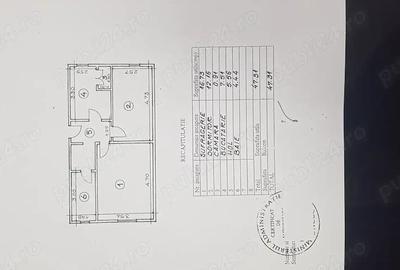 Apartament cu 2 camere decomandat în Central