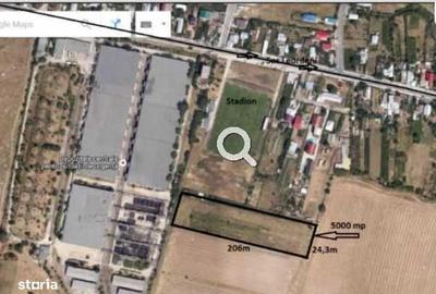 Teren de 5000 mp, în Central