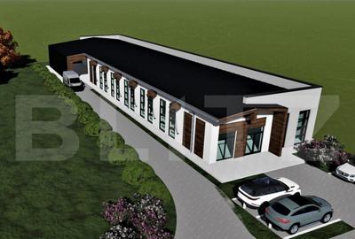 Proprietate comerciala, teren 15.923 mp, 2 hale construite, - 1