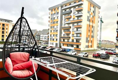 Apartament cu 2 camere decomandat, mobilat în Tractorul - 7
