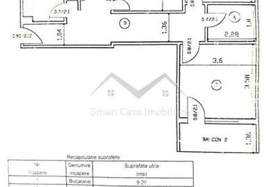 Apartament 3 camere etajul 1 Valea Lupului - 7