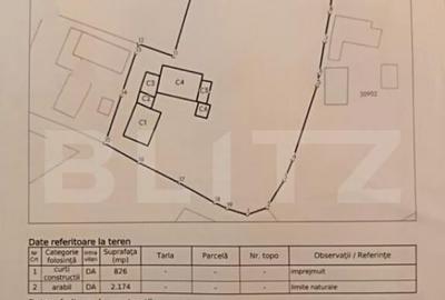 Casă cu 3 camere cu Teren 3000 Mp în Central - 1