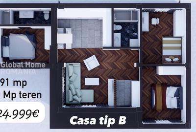 Casa 90MP | Afumati | 2 locuri de parcare | Complex Rezidential nou | Comision 0 - 4