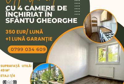 Apartament cu 4 camere de închiriat în Sfântu Gheorghe, pe strada Aleea Scurtă! - 1