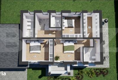 Casă cu 4 camere cu Teren 510 Mp în Florești