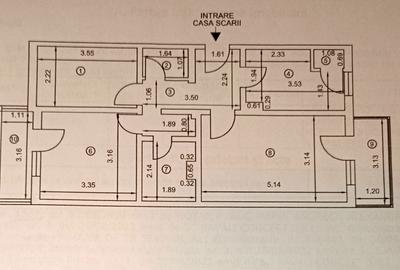 Apartament cu 3 camere decomandat în Crihala - 1