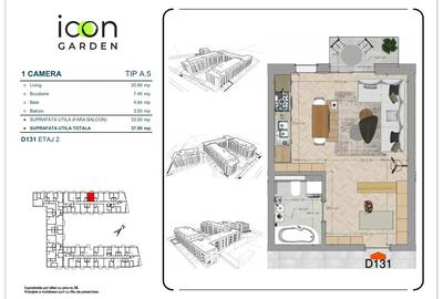 Apartament cu 1 camere decomandat în Ștefan cel Mare - 5