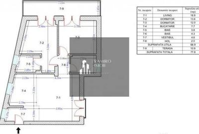Apartament cu 3 camere decomandat în Drumul Găzarului - 2
