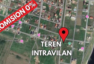 COMISION 0% - Teren Intravilan Costinesti 1000mp – 250m fata de mare