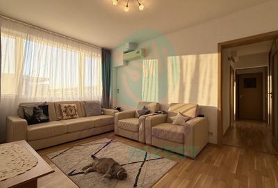 Apartament cu 3 camere semidecomandat, mobilat în Iancului