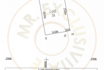 Teren 500 mp intravilan Smeura Stoenari - 4 loturi - 4