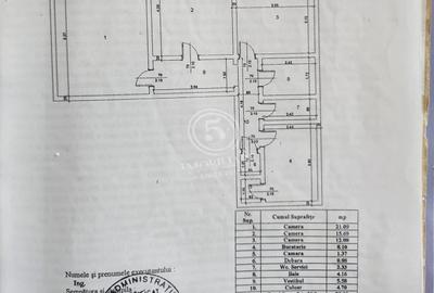Apartament 3 camere | Bulevardul Decebal nr. 13 | Metrou Muncii– 350 m - 20