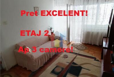 Super Pret! 3 camere etaj 2, Confort 1, Garii - 1