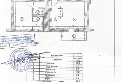 Apartament cu 2 camere decomandat, mobilat în Barbu Văcărescu - 17